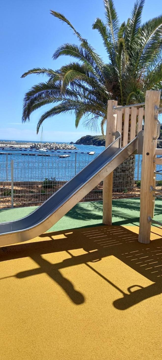 Appart F3 A 150 M De La Plage Avec Parking Prive Cerbere Ngoại thất bức ảnh